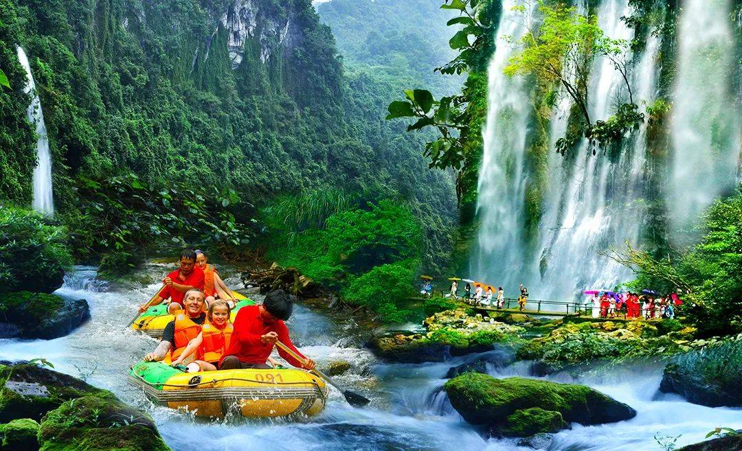 德天跨国瀑布•古龙山峡谷•古龙山漂流 2天1晚游【无购物店】