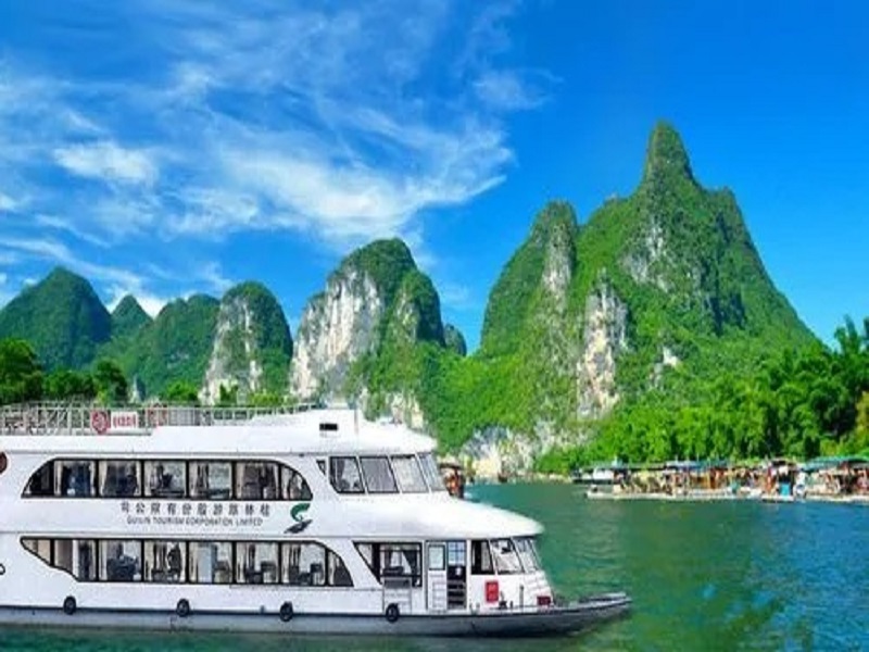 桂林象鼻山•漓江阳朔•全景大漓江•遇龙河竹筏•世外桃源 3天2晚游【全新桂