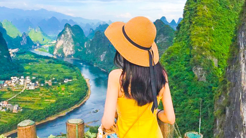 桂林象鼻山•漓江阳朔•遇龙河竹筏•银子岩 四天三晚游【遇见兴坪】