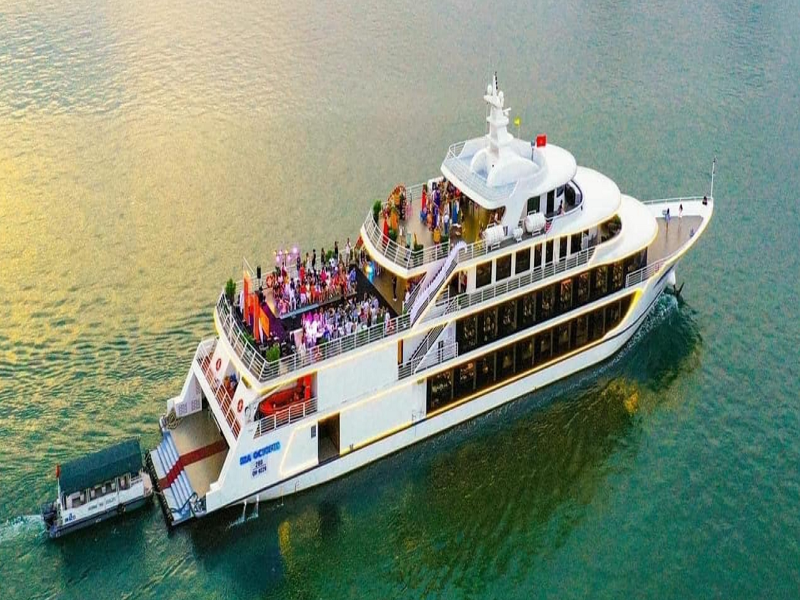 【豪华游轮】越南下龙湾•豪华游轮•天堂岛•首都河内•四天三晚纯玩游【奢享越南】