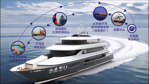 豪华游轮环岛游